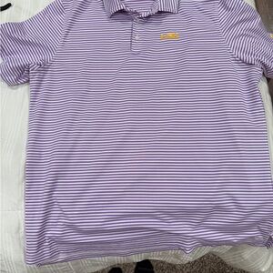 Vineyard Vines Lavender Striped Polo